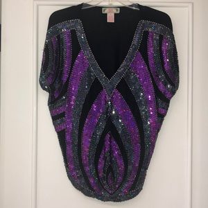 Sequin dress top